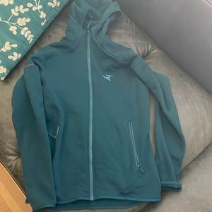 Arc’teryx Teal fleece jacket women’s small KYANITE HOODY